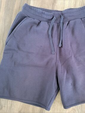 Adidas Navy Athletic Drawstring Shorts Medium